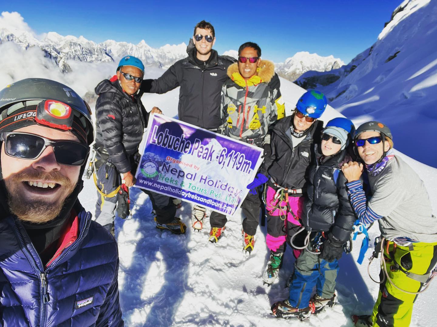 Everest Base Camp with Lobuche Peak