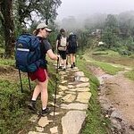 Family doing Mardi Himal Trek all together