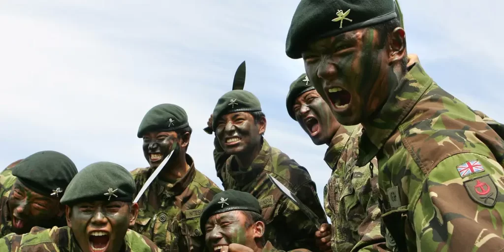 Brave Gurkhas of Nepal